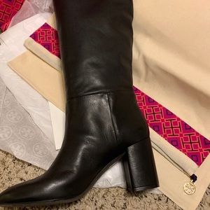 New Tory Burch Brooke Slouchy 75MM Boot.
